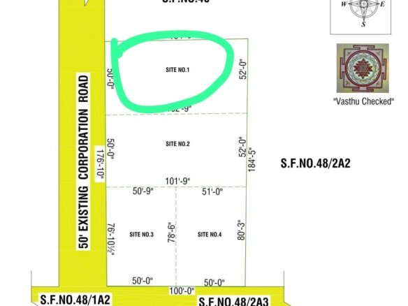 Prime Residential Land for Sale – Kalapatti North, Coimbatore